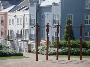 Image of three storey housing in Portishead