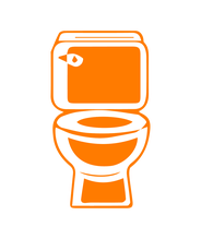 orange toilet logo