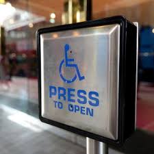 automatic door push pad