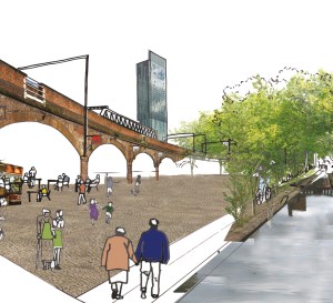 drawing of urban area taken from research